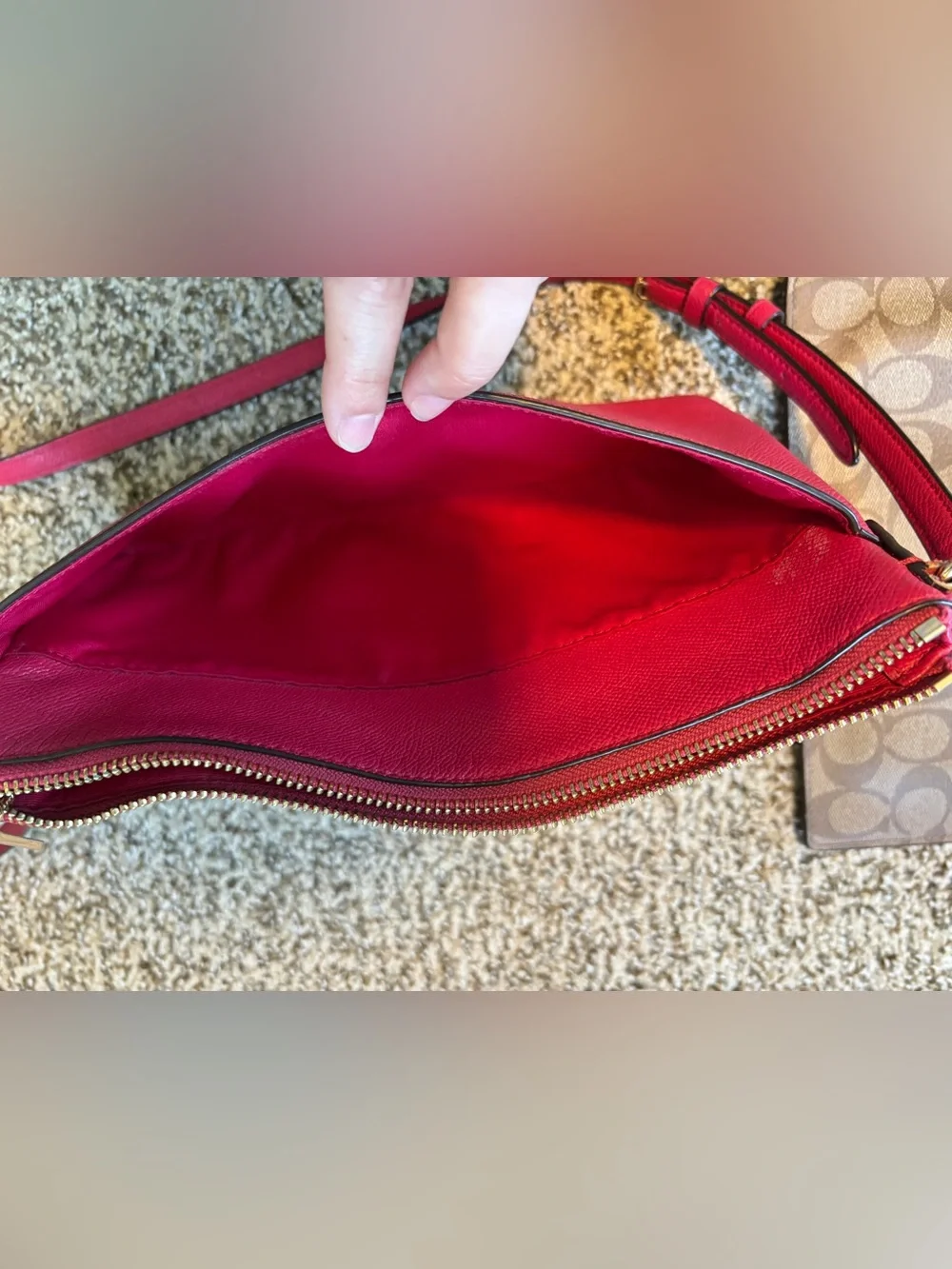 Coach Pink Crossbody Bag